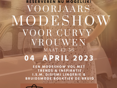 Kom naar de voorjaarsmodeshow voor curvy vrouwen (maat 42-56)