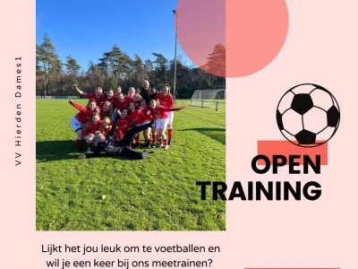 Open training vv Hierden dames 1