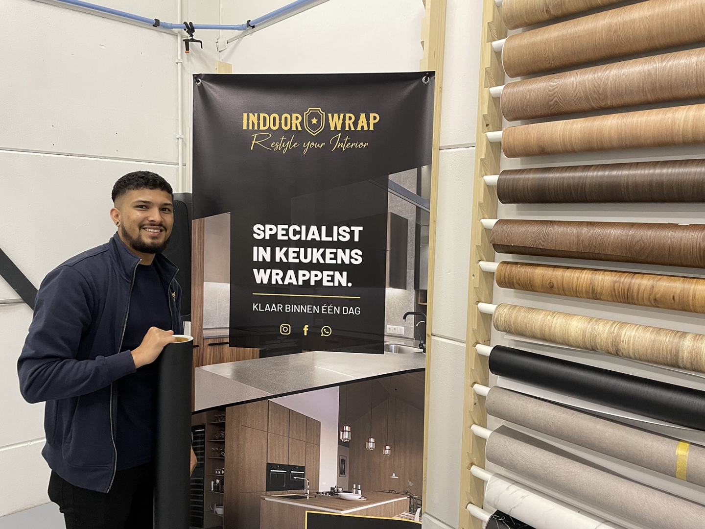Indoorwrap maakt een bestaande keuken als nieuw ‘Relatief goedkoop, duurzaam en snel’