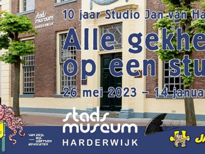 Puzzelkoning Jan van Haasteren exposeert in Harderwijk