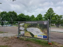 Aanleg nieuwe skatebaan Parkweg van start