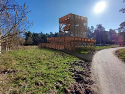 Komst nieuwe houten uitkijktoren bij Beekhuizerzand nog onzeker