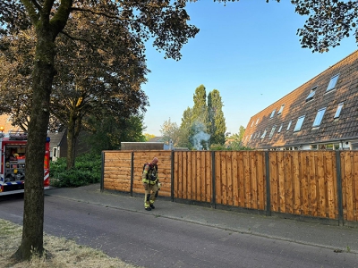 Brand in een schuur op de Hondsdrafmeen in Harderwijk