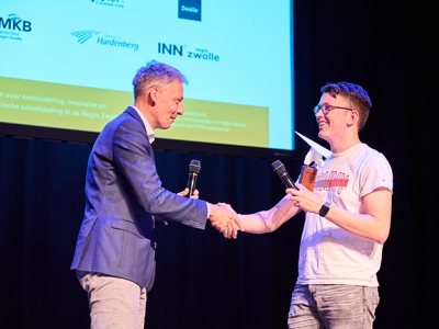 Lars Aikema uit Harderwijk verkozen tot mbo-studentondernemer 2023