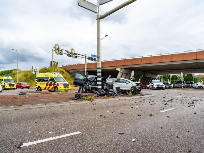 Ongeval op kruispunt Lorentzstraat en Knardijk-Oost in Harderwijk
