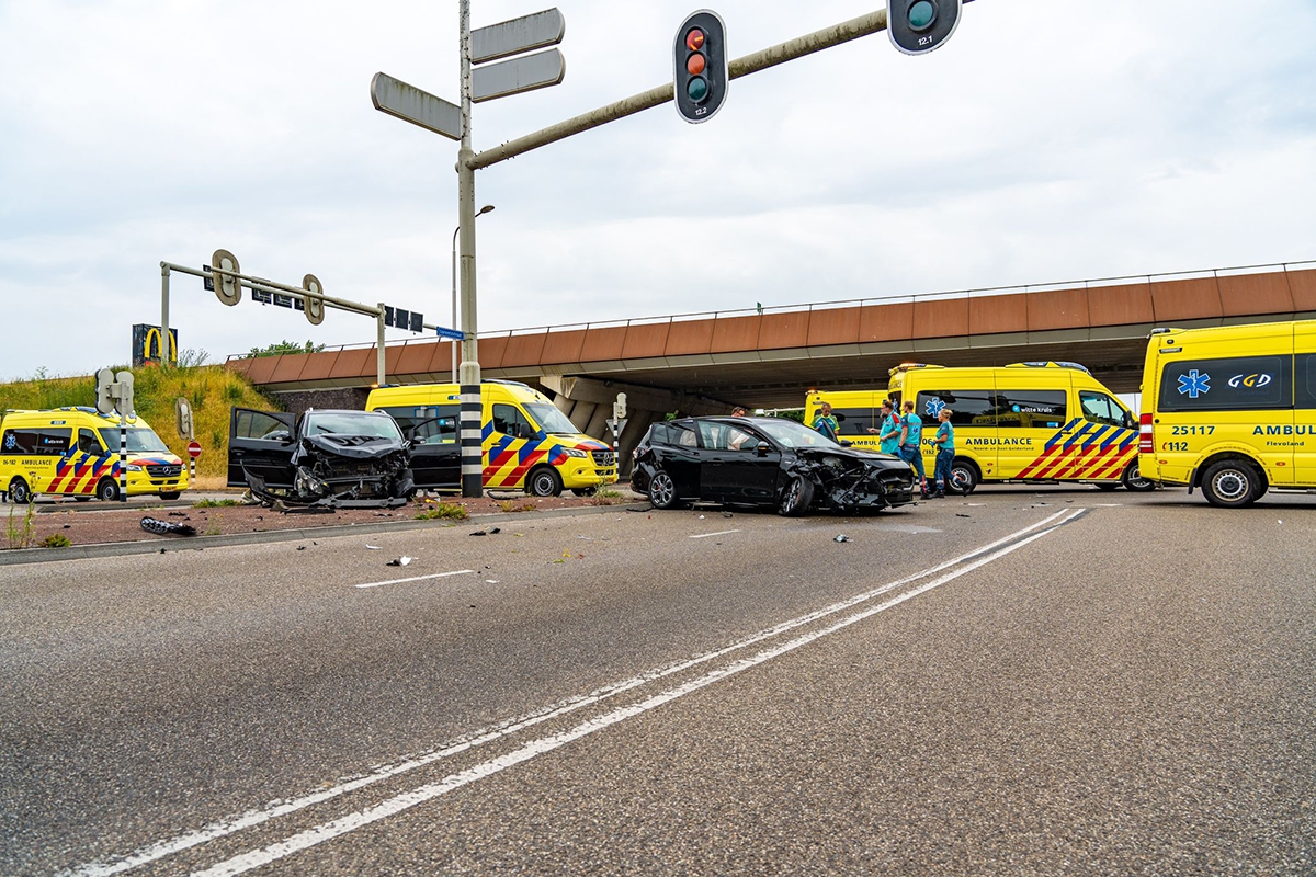 Ongevallen kruispunt Lorentzstraat en Knardijk in Harderwijk