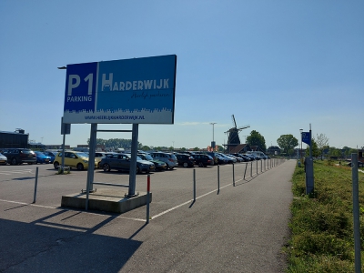 P1 en P2 Noord in Harderwijk vanaf 14 augustus niet meer te gebruiken