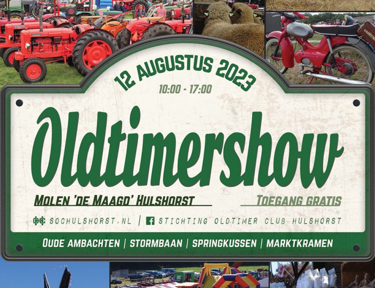 Oldtimershow Hulshorst zaterdag 12 augustus