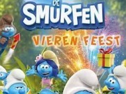 Peuter- en kleuterbios De Smurfen Vieren Feest