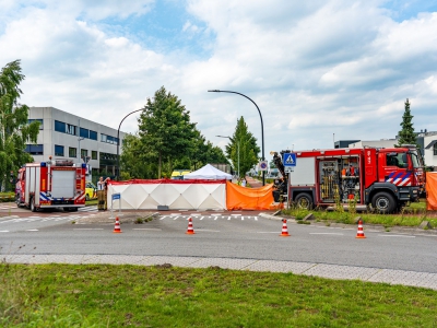 Fietser omgekomen bij ongeluk op de Newtonweg in Harderwijk