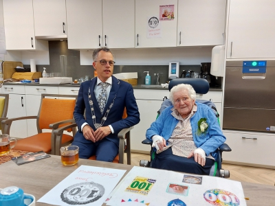 Klaasje Groen - Schra viert haar 100ste verjaardag