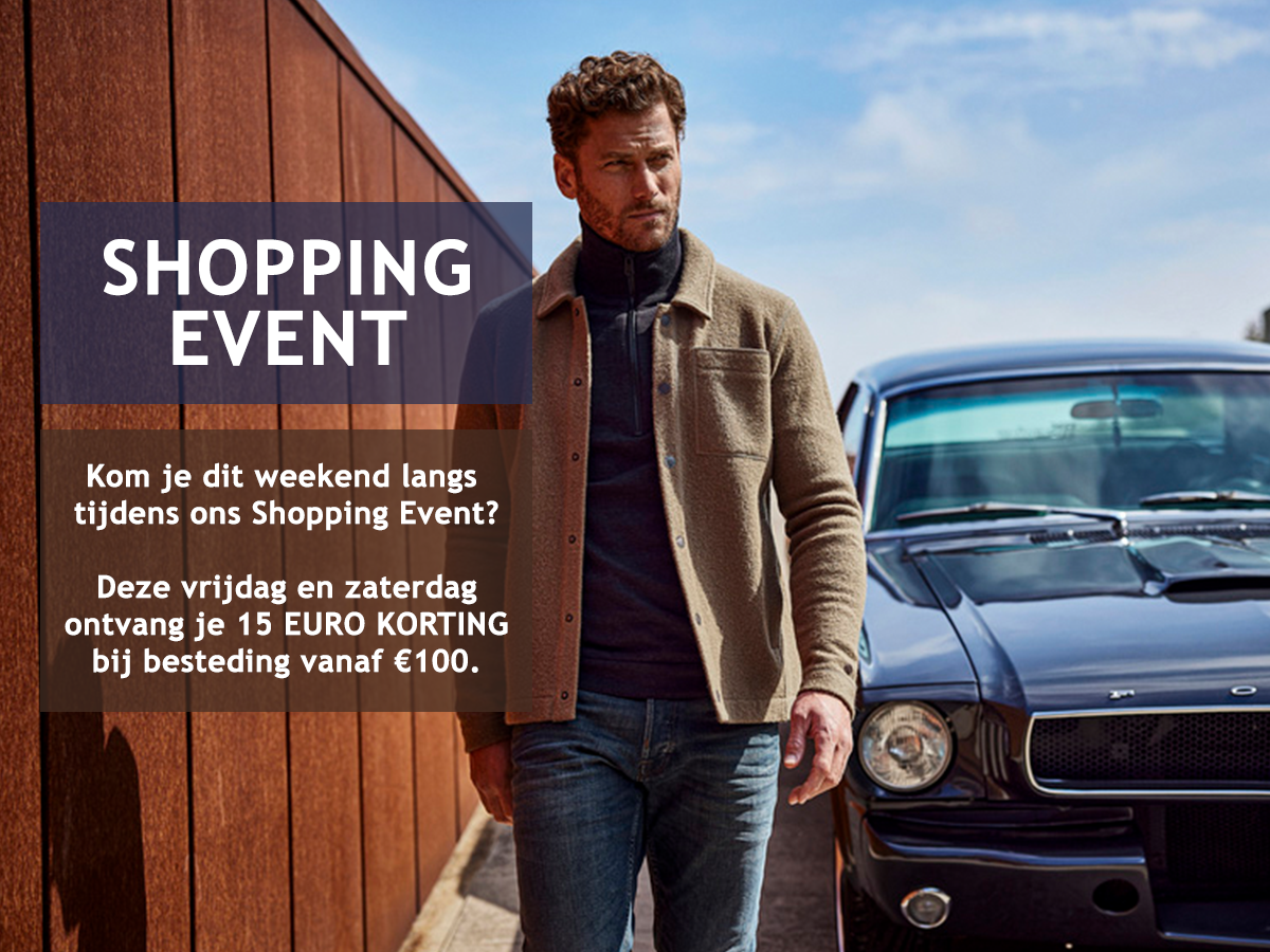 Shopping Event bij Germano Menswear in Harderwijk