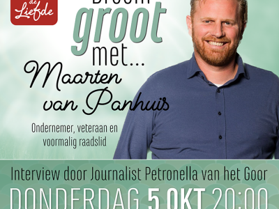 Droom Groot met Maarten van Panhuis in Cafe de Liefde