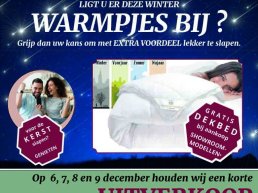 Ligt u er deze winter warmpjes bij?