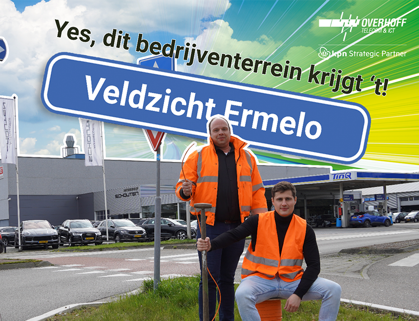 Veldzicht Ermelo krijgt glasvezel verbinding