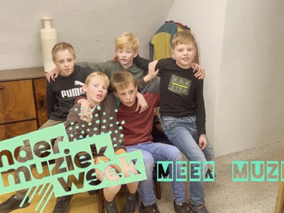 Kindermuziekweek in Harderwijk: Basisschoolkinderen schrijven en zingen gezamenlijk lied