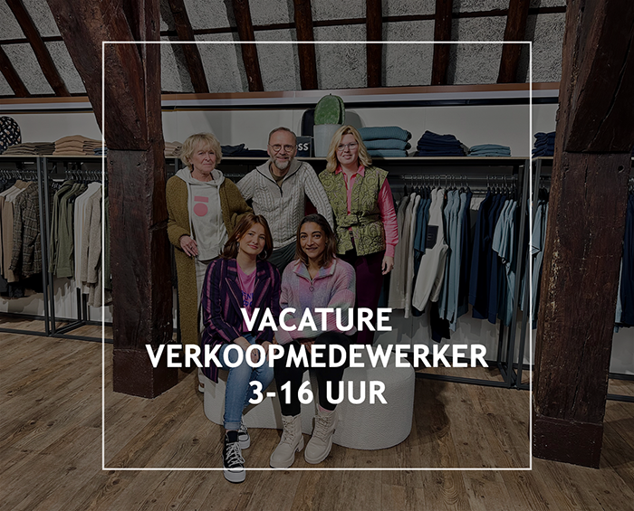 Germano Menswear is op zoek naar een verkoopmedewerker voor 3 tot 16 uur per week