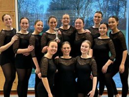Dansselectie GV Olympia Harderwijk plaatst zich voor de Nederlandse Kampioenschappen