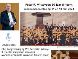 50-jarig dirigentenjubileum Peter R Witteveen