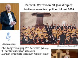 50-jarig dirigentenjubileum Peter R Witteveen