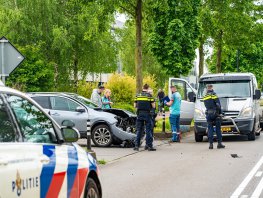 Ongeluk op de Lorentzstraat in Harderwijk