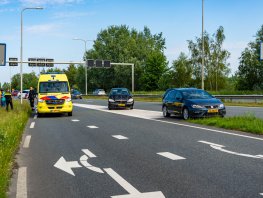 Auto’s botsen op Knardijk Harderwijk drie kinderen betrokken 