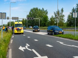Auto’s botsen op Knardijk Harderwijk drie kinderen betrokken 