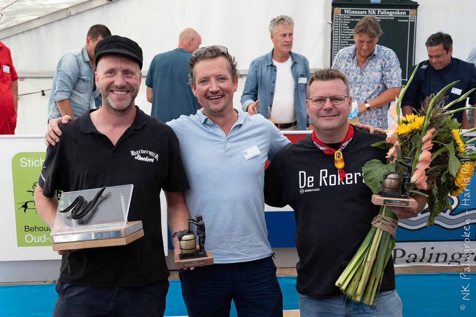 Twee Harderwijkers op podium bij NK Palingroken 2024