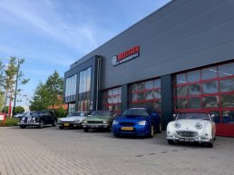 Vredestein oldtimer en youngtimer taxatiedag bij Hazeleger Bandenservice