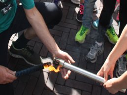 Aankomst bevrijdingsvuur op 5 mei op de Markt om 10.30 uur