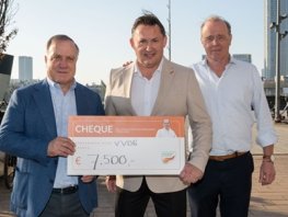 Cheque veiling uitgereikt aan Support Casper