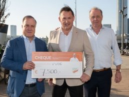 Cheque veiling uitgereikt aan Support Casper
