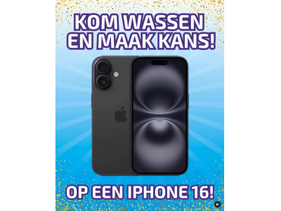 Was je auto voor 1 juni bij Niels Autowas en maak kans op een iPhone 16!