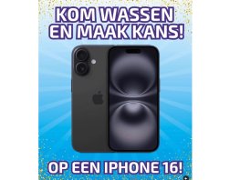 Was je auto voor 1 juni bij Niels Autowas en maak kans op een iPhone 16!