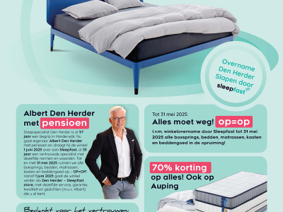 Tot 70% korting op de voorraad - OP = OP bij Beddenspecialist den Herder
