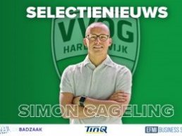 Simon Cageling nieuwe hoofdtrainer VVOG Harderwijk