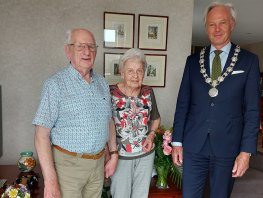 Jan en Reijnie Berkhof 65 jaar getrouwd