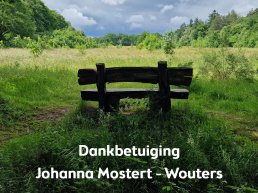 Dankbetuiging: Johanna Mostert - Wouters