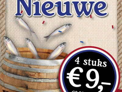 Hollandse Nieuwe vanaf woensdag 18 juni bij Dries van den Berg