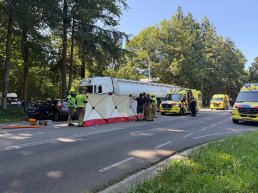 Ernstig ongeluk met vrachtwagen in Vierhouten