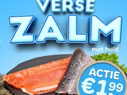 Profiteer van de verse Zalm Actie = 100 gram €1,99