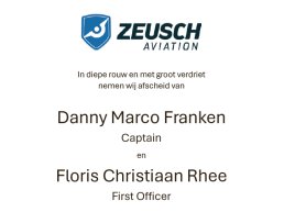 Familieberichten: Danny Marco Franken (Captain) en Floris Christiaan Rhee (First Officer)