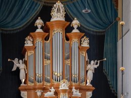 Jan Vayne bij het Visserijconcert in de Grote Kerk Harderwijk