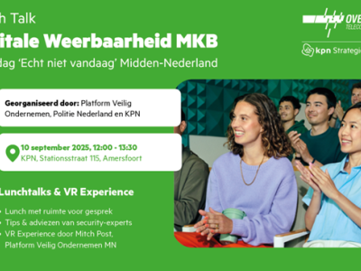 Lunch Talk: Digitale Weerbaarheid voor mkb Midden-Nederland