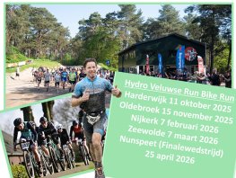 Datums Hydro Run Bike Run competitie 205/2026 bekend