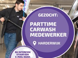 Niels Autowas Harderwijk is op zoek naar een parttime carwash medewerker