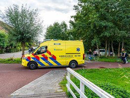 Fietser gewond na aanrijding met scooter in Harderwijk