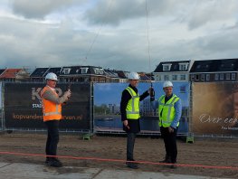 Start bouw Kop van de Stadswerven: laatste grote woningbouwproject van fase 2 van het Waterfront van start