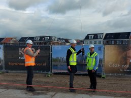 Start bouw Kop van de Stadswerven: laatste grote woningbouwproject van fase 2 van het Waterfront van start