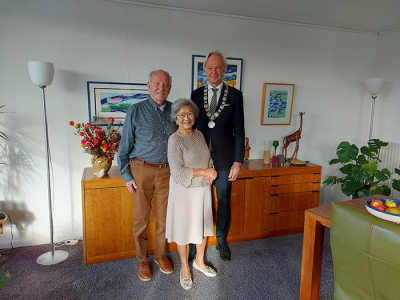 Bruidspaar van Hoorn-Gouw 65 jaar getrouwd